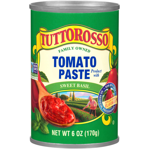 Condiments Tuttorosso Sweet Basil Tomato Paste hero