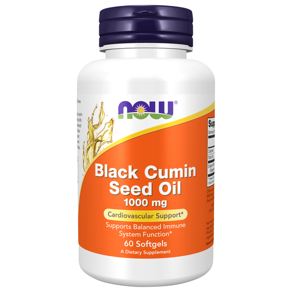 Dietary Supplements NOW Black Cumin Seed Oil 1000 mg hero