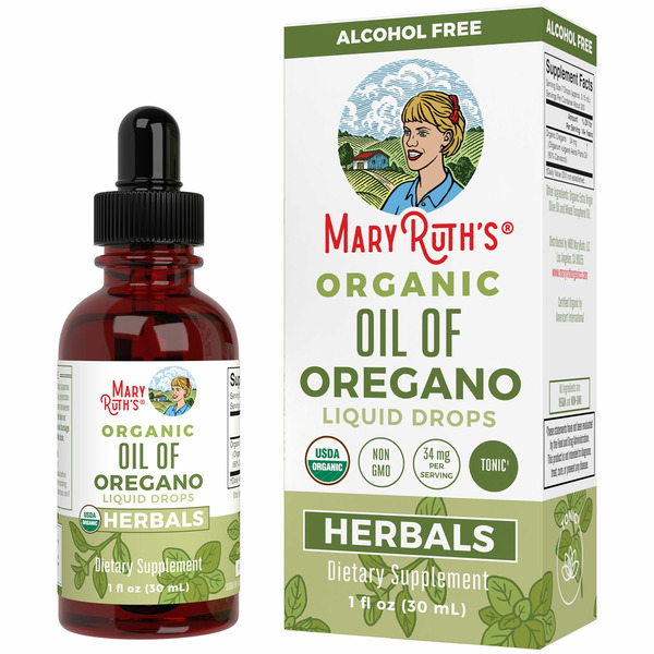 MaryRuth's Oil of Oregano, Organic, Vegan, Liquid Drops hero