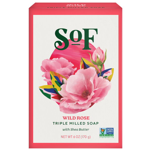 Body Lotions & Soap SoF Triple Milled Soap, with Shea Butter, Wild Rose hero