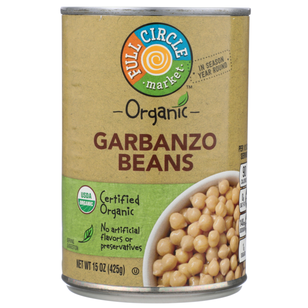 Canned Meals & Beans Full Circle Garbanzo Beans hero