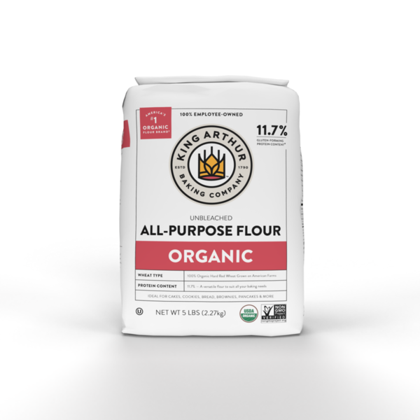 Baking Ingredients King Arthur Baking Company All-Purpose Flour, Organic, Unbleached hero