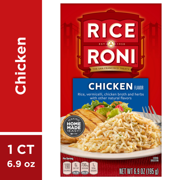 Boxed Meals & Side Dishes Rice-A-Roni Chicken Rice Mix hero