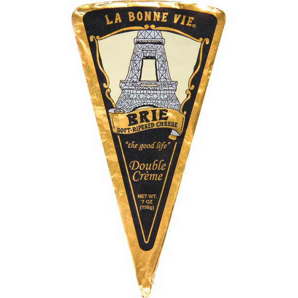 Specialty Cheeses La Bonne Vie Cheese, Brie, Double Creme, Soft-Ripened hero