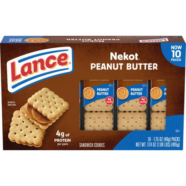 Crackers Lance Nekot Peanut Butter Sandwich Cookies hero