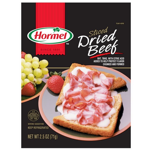 Lunch Meat Hormel Sliced Dried Beef hero