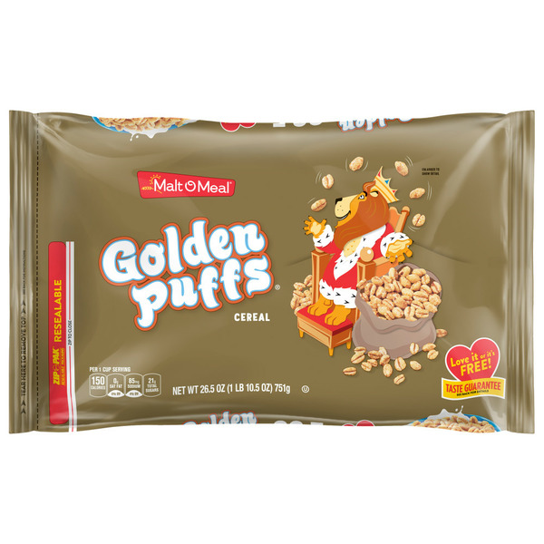 Malt-O-Meal Golden Puffs Cereal hero