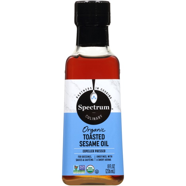 Oils & Vinegars Spectrum Culinary Organic Toasted Sesame Oil hero