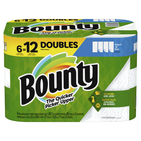 Paper Goods Bounty Select-A-Size Paper Towels hero