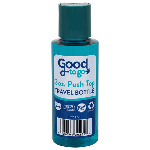 More Household GOOD TO GO Travel Bottle, Push Top, 3 Ounce hero