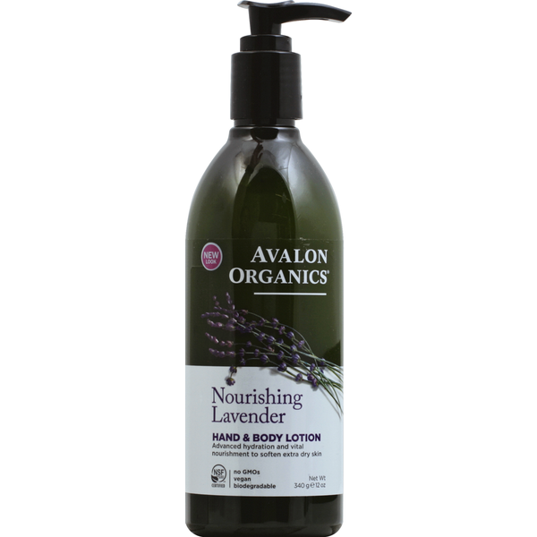 Body Lotion, Soap & Oils Avalon Organics Hand & Body Lotion, Nourishing Lavender hero