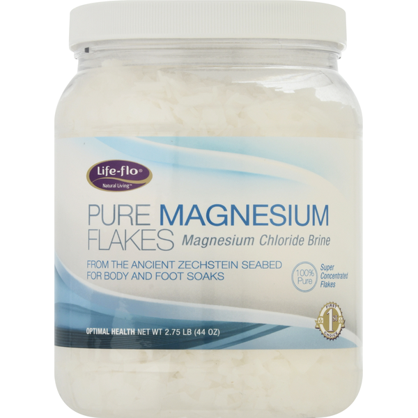 Bubble Bath & Bath Salts Life-flo Magnesium, Pure Flakes hero