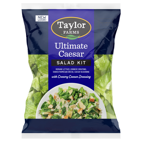 Packaged Vegetables & Fruits Taylor Farms Ultimate Caesar Salad Kit hero