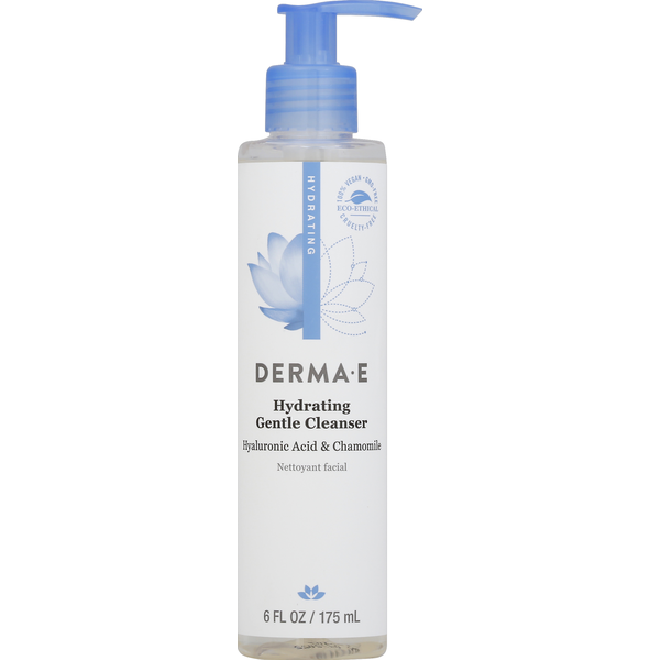 Facial Care DERMA E Facial Cleanser, Gentle, Hydrating hero