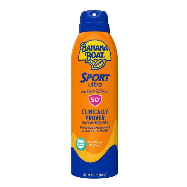 Sun & Tanning Banana Boat Sunscreen Spray, Clear, Ultra, Broad Spectrum SPF 50+ hero