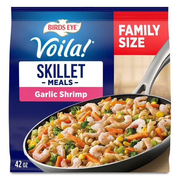 Frozen Meals Birds Eye Voila! Garlic Shrimp Frozen Meal hero