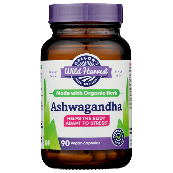 Sleep & Stress Aids Oregon's Wild Harvest Organic Ashwagandha hero