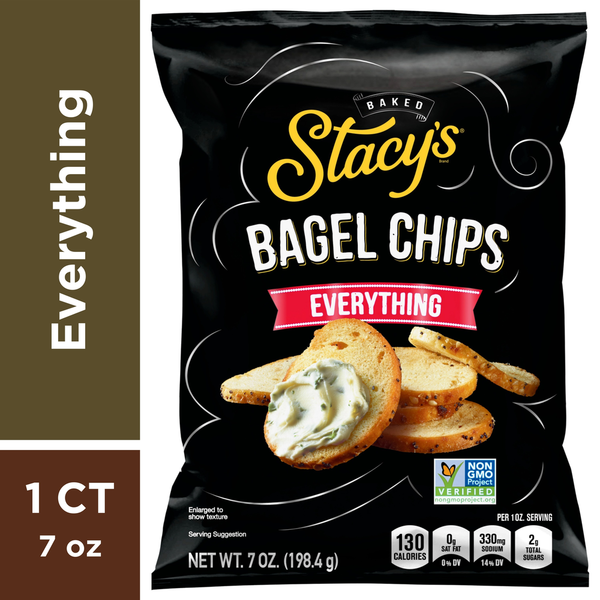 Chips & Pretzels Stacy's Everything Bagel Chips hero