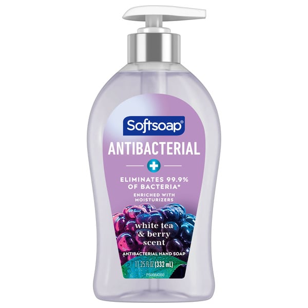 Hand Care Softsoap Antibacterial Liquid Hand Soap, White Tea & Berry hero