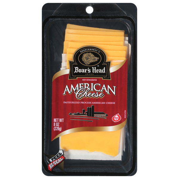 Packaged Cheese Boar's Head Yellow American Cheese hero