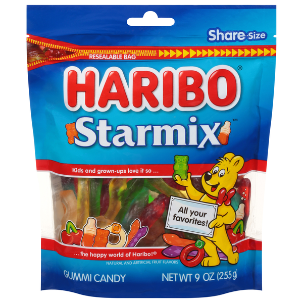 Candy & Chocolate HARIBO Gummi Candy, Starmix, Share Size hero