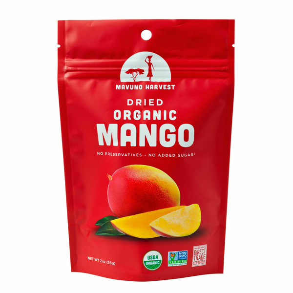 Fruit & Vegetable Snacks Mavuno Harvest Organic Dried Mango hero