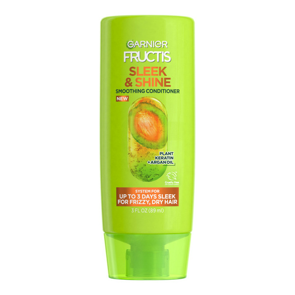 Trial Size Travel Garnier Smoothing Conditioner for Frizzy, Dry Hair, hero