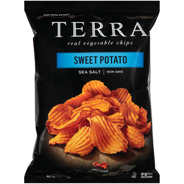 Potato Chips,Tortilla & Pretzels TERRA Sweet Potato Real Vegetable Chips hero