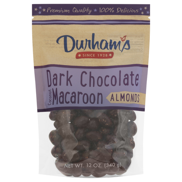 Candy & Chocolate Durham's Almonds, Dark Chocolate Macaroon hero