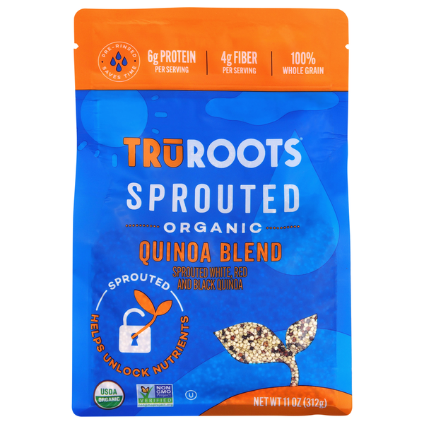 Grains, Rice & Dried Goods TruRoots Quinoa Blend, Organic, Sprouted hero