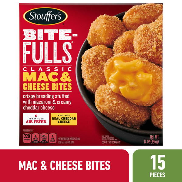 Specialty Cheeses Stouffer's Mac & Cheese Bites Frozen Appetizer hero