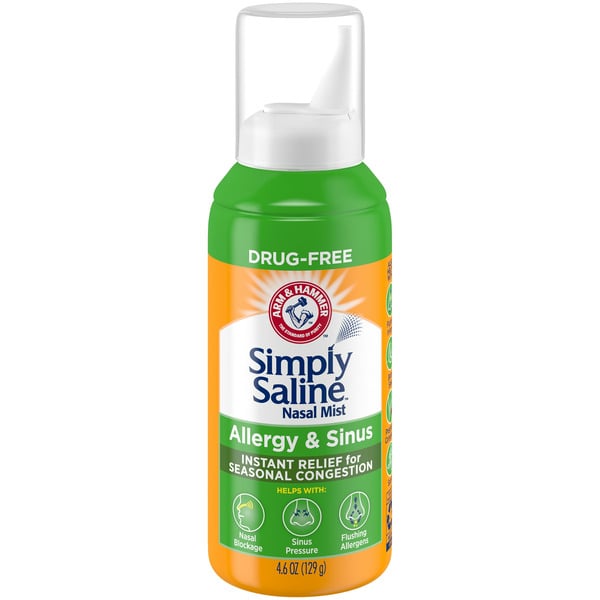 Cold, Flu & Allergy Arm & Hammer Simply Saline Allergy Sinus Nasal Mist hero