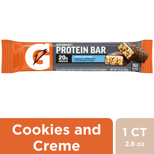 Energy & Granola Bars Gatorade Cookies And Creme Artificially Flavored Whey Protein Bar hero