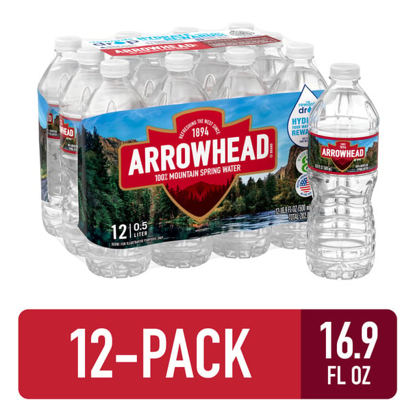 Water, Seltzer & Sparkling Water Arrowhead 100% Mountain Spring Water hero