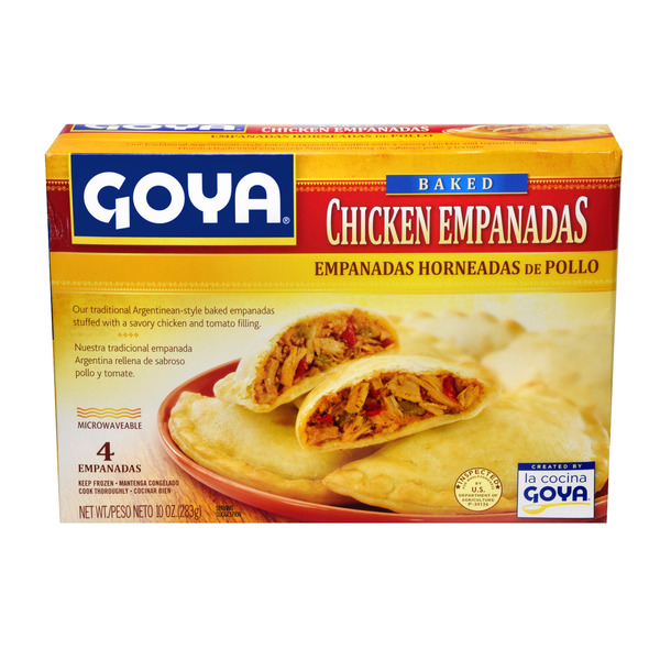 Frozen Meals Goya Baked Chicken Empanadas, Frozen hero