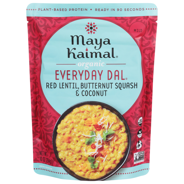 Prepared Meals Maya Kaimal Everyday Dal, Organic, Red Lentil, Butternut Squash & Coconut, Mild hero