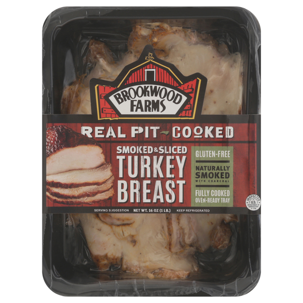 Brookwood Farms Turkey Breast, Smoked & Sliced hero