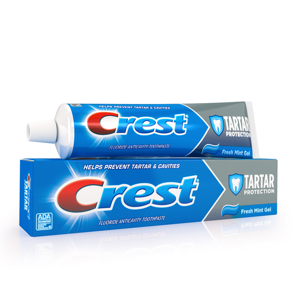 Oral Hygiene Crest Tartar Protection Toothpaste Gel, Fresh Mint hero