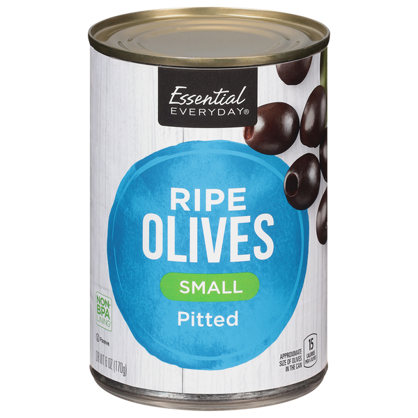 Pickled Goods & Olives Essential Everyday Olives, Ripe, Pitted, Small hero