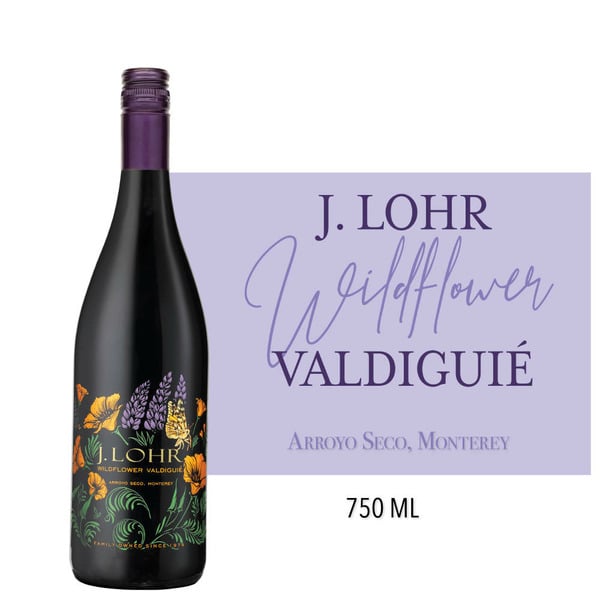 Red Wine J. Lohr Wildflower Valdiguié hero