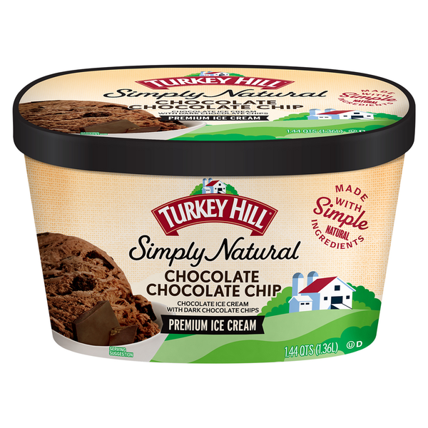 Ice Cream & Ice Turkey Hill Ice Cream, Premium, Chocolate Chocolate Chip hero