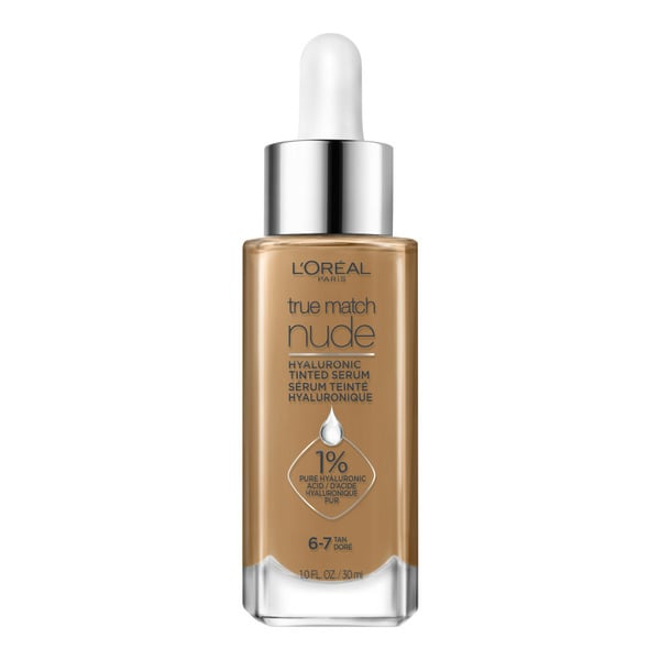 Skin Care L'Oreal Hyaluronic Tinted Serum Foundation Makeup, Tan 6-7 hero