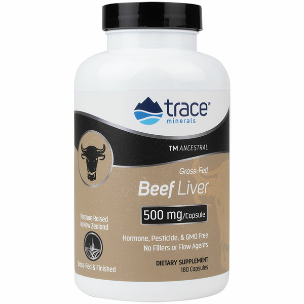 Trace Minerals Grass-fed Beef Liver 500 Mg Dietary Supplement Capsule hero