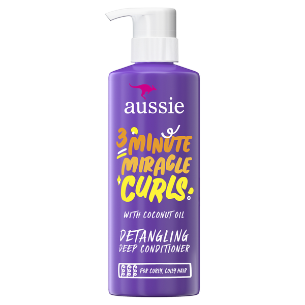 Shampoo & Conditioners Aussie For Curly Hair – Miracle Curls 3 Minute Miracle Conditioner hero