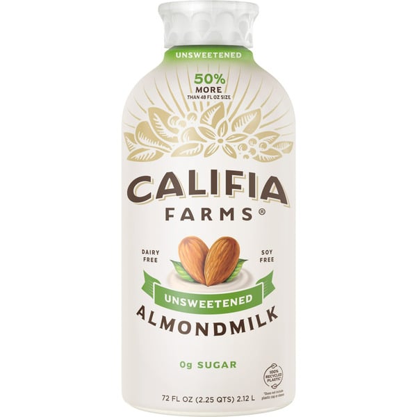 Milk Califia Farms Unsweetened Almond Milk hero