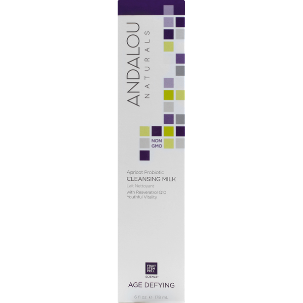 Facial Care Andalou Naturals Cleansing Milk, Apricot Probiotic hero