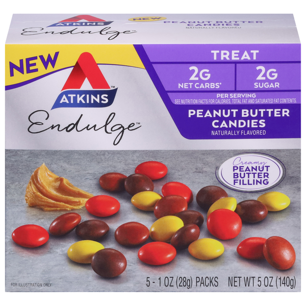 Candy & Chocolate Atkins Candies, Peanut Butter hero