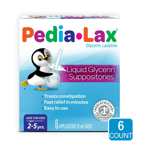 Digestive Health Pedia-Lax Laxative Liquid Glycerin Suppositories for Kids, Ages 2-5 hero