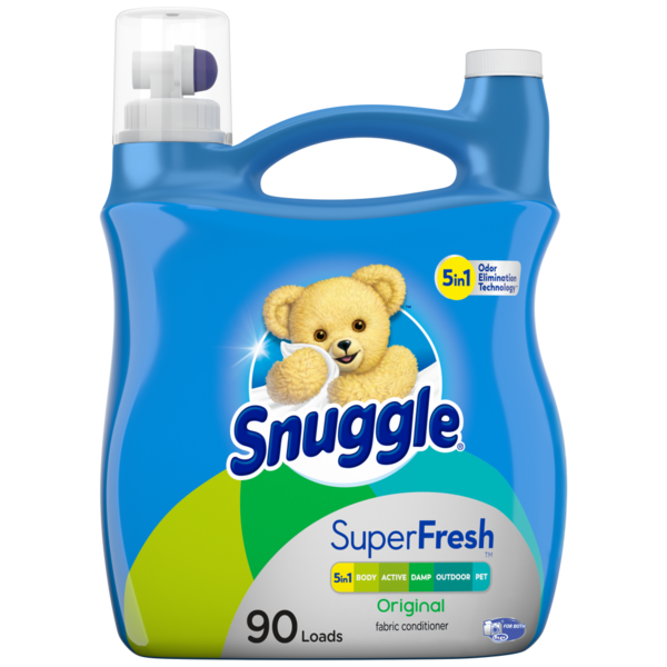 Laundry Snuggle Liquid Fabric Softener SuperFresh Original hero