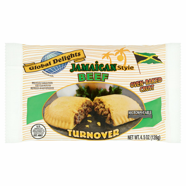 Prepared Meals Global Delights Jamaican Style Beef Turnover hero